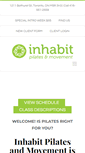 Mobile Screenshot of inhabitpilates.com